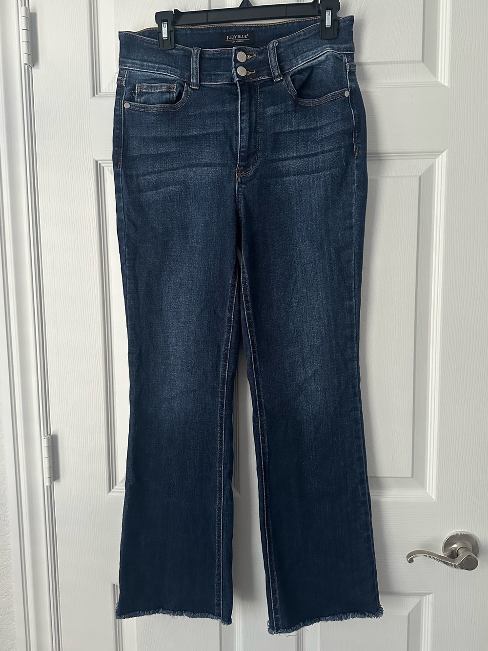 Judy Blue High Waist Frayed Hem Boot Cut Jeans Size 30